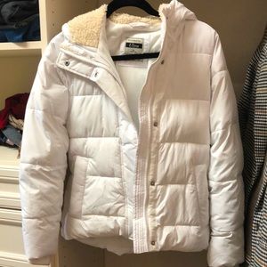 Abercrombie white jacket